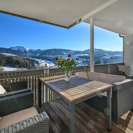 Haus "Bergblick" Ferienwohnung Hochgrat Oberstaufen Mit 2 Schlafzimmer 外观 照片