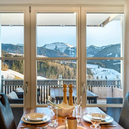 Haus "Bergblick" Ferienwohnung Hochgrat Oberstaufen Mit 2 Schlafzimmer 外观 照片