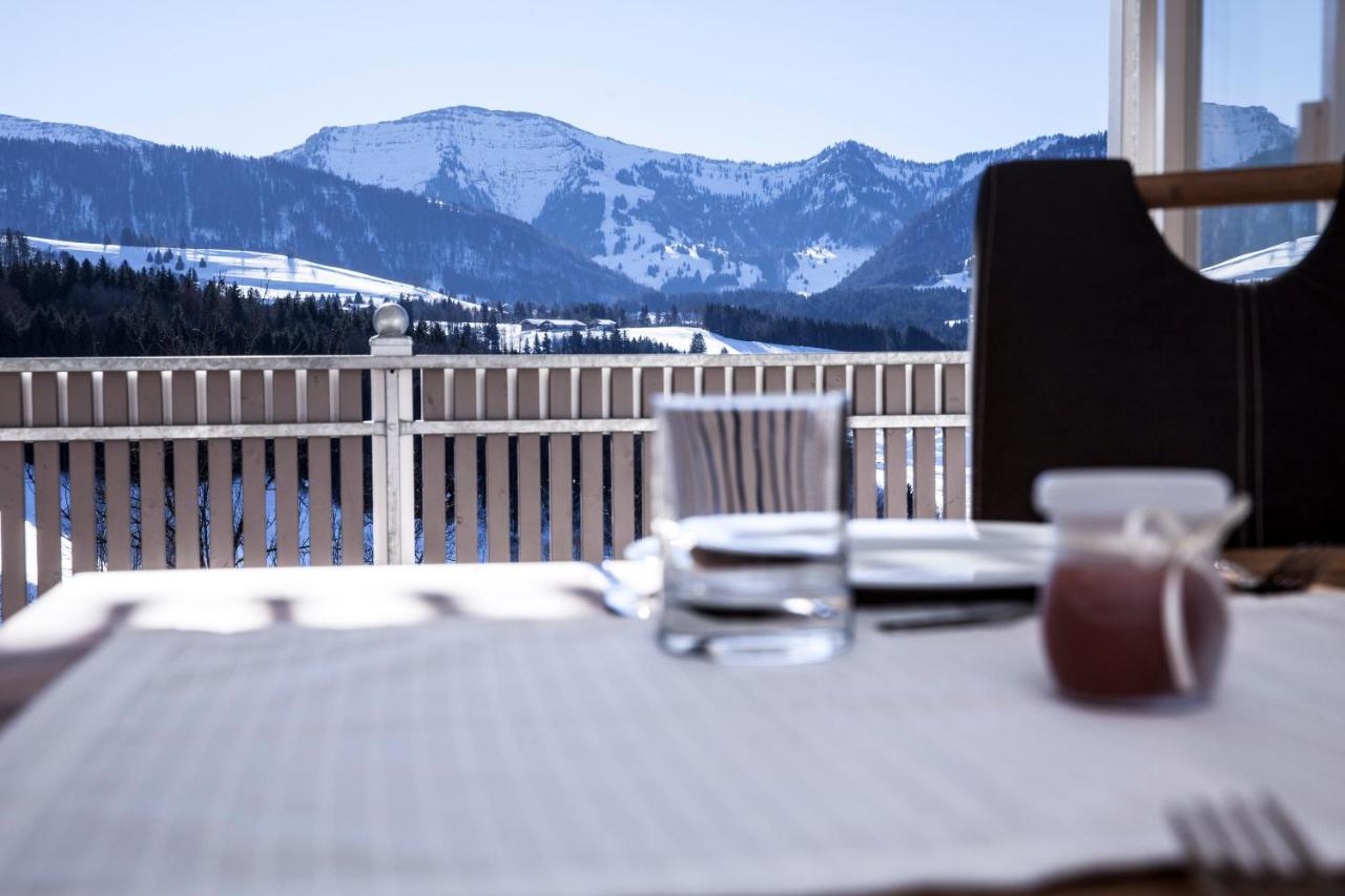 Haus "Bergblick" Ferienwohnung Hochgrat Oberstaufen Mit 2 Schlafzimmer 外观 照片
