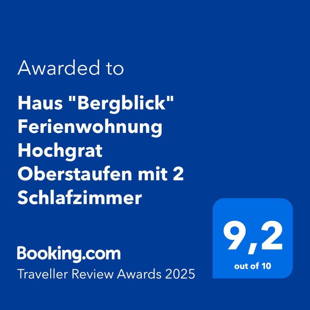 Haus "Bergblick" Ferienwohnung Hochgrat Oberstaufen Mit 2 Schlafzimmer 外观 照片
